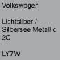 Preview: Volkswagen, Lichtsilber / Silbersee Metallic 2C, LY7W.